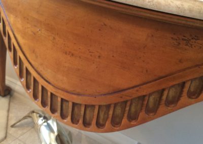 Wood Grain Faux finish on furniture by Vitti Art Decor