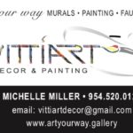 Business Card for VittiArt Decor